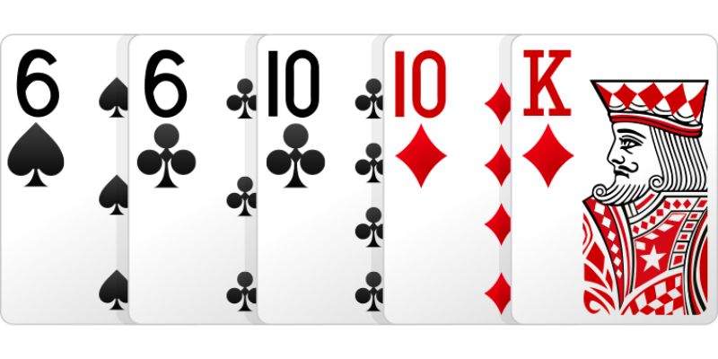 Bộ bài hai đôi trong game bài Poker