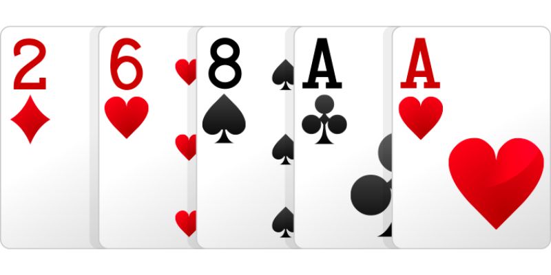 Bộ bài một đôi trong game bài Poker